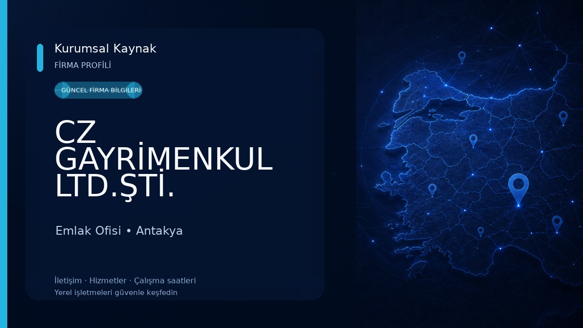 CZ GAYRİMENKUL LTD.ŞTİ. Emlak Ofisi