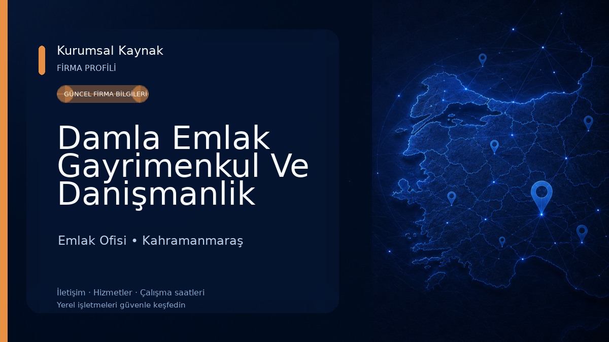Damla Emlak Gayrimenkul Ve Danişmanlik