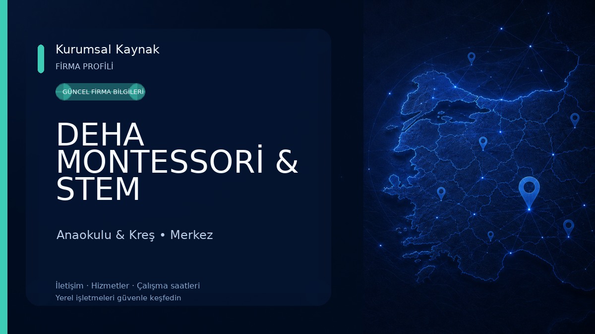 DEHA MONTESSORİ & STEM ANAOKULLARI Anaokulu & Kreş