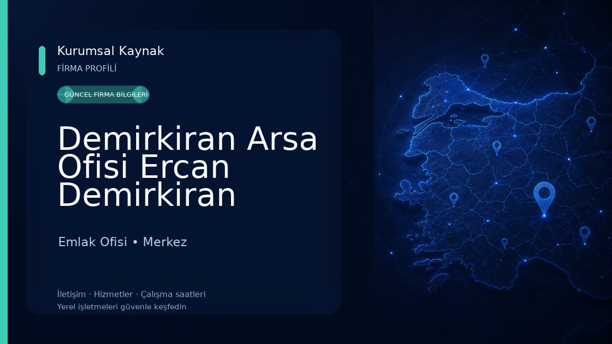 Demirkiran Arsa Ofisi Ercan Demirkiran
