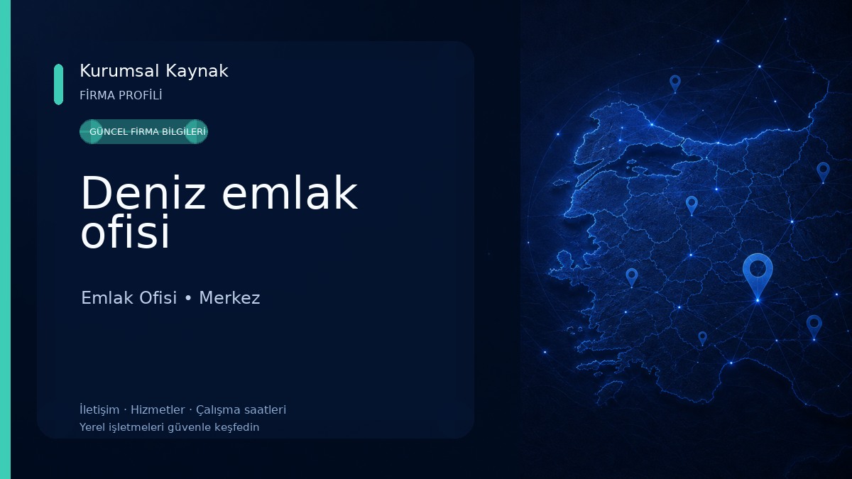 Deniz emlak ofisi