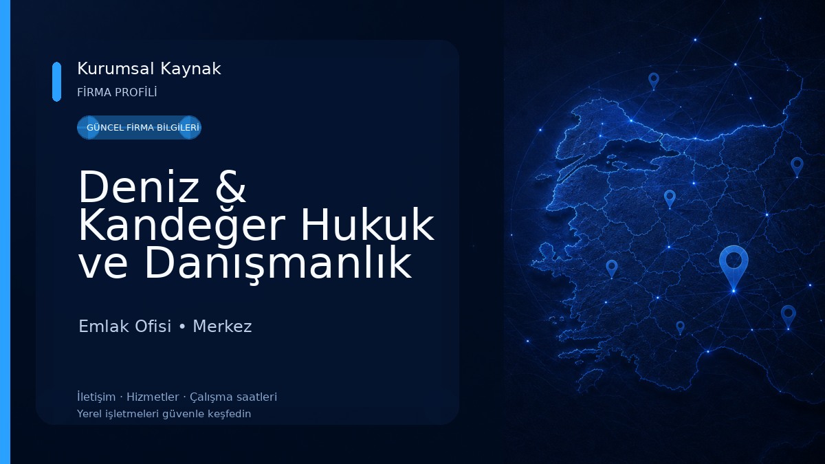Deniz & Kandeğer Hukuk ve Danışmanlık Bürosu