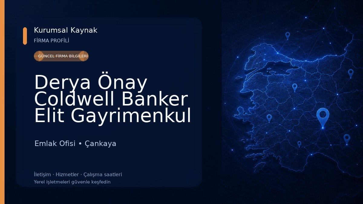 Derya Önay Coldwell Banker Elit Gayrimenkul Danışmanı