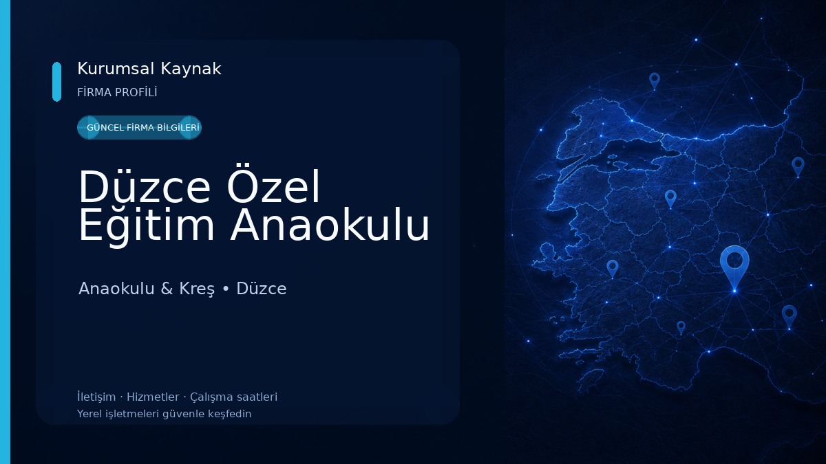 Düzce Özel Eğitim Anaokulu Anaokulu & Kreş