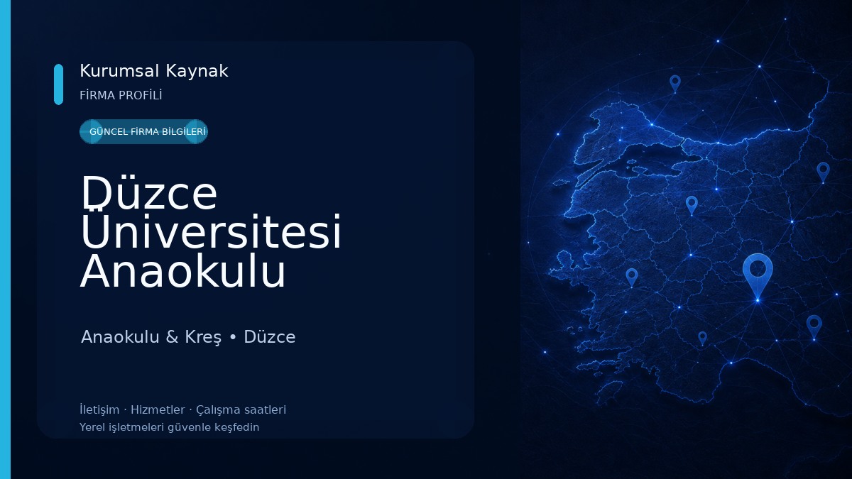 Düzce Üniversitesi Anaokulu