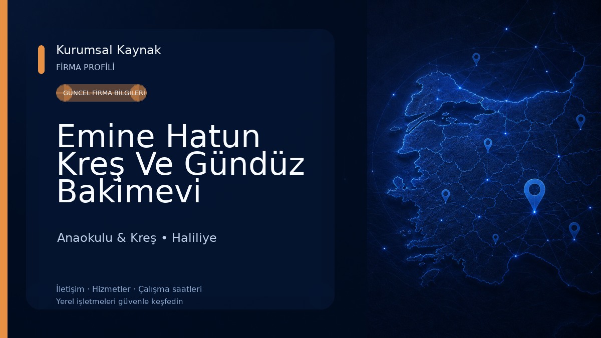 Emine Hatun Kreş Ve Gündüz Bakimevi Anaokulu & Kreş