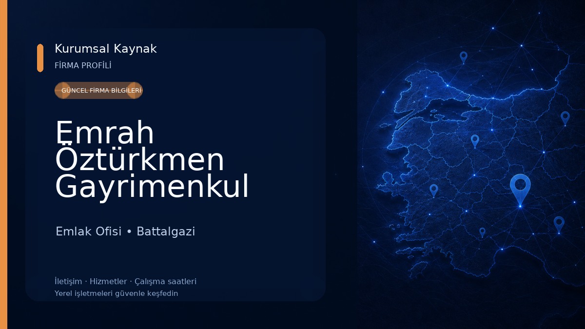 Emrah Öztürkmen Gayrimenkul Emlak Ofisi