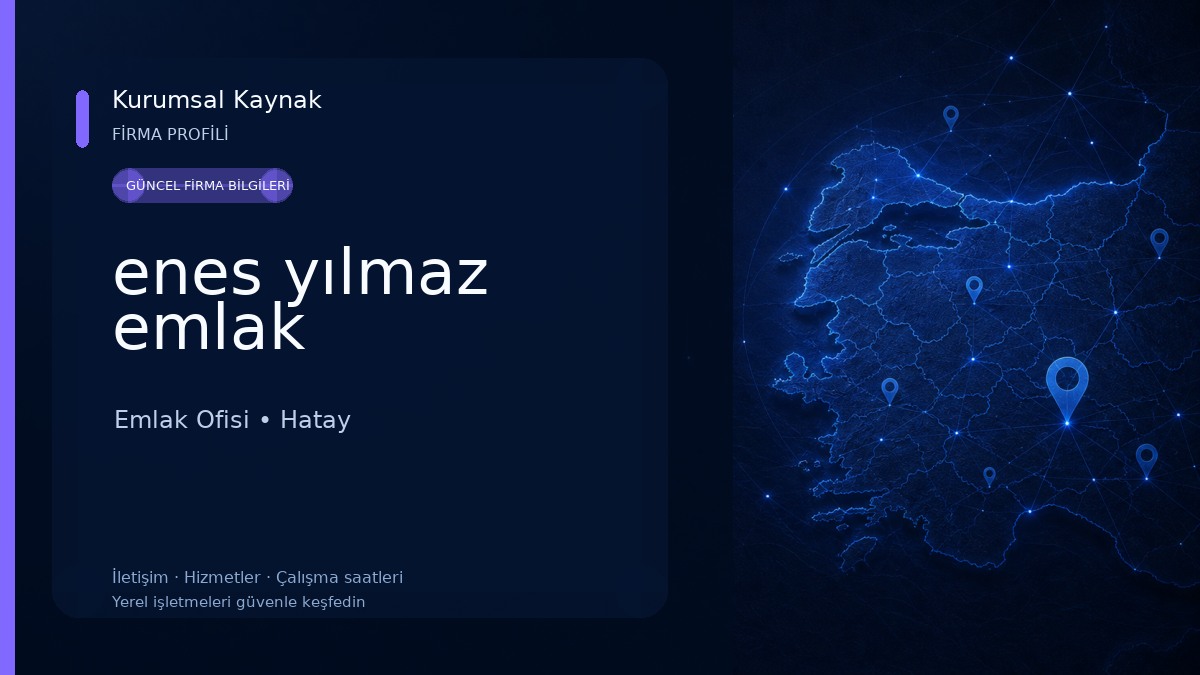 enes yılmaz emlak