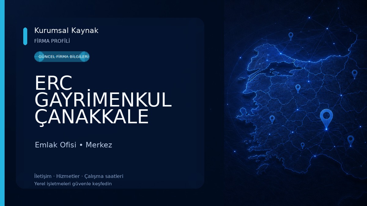 ERC GAYRİMENKUL ÇANAKKALE