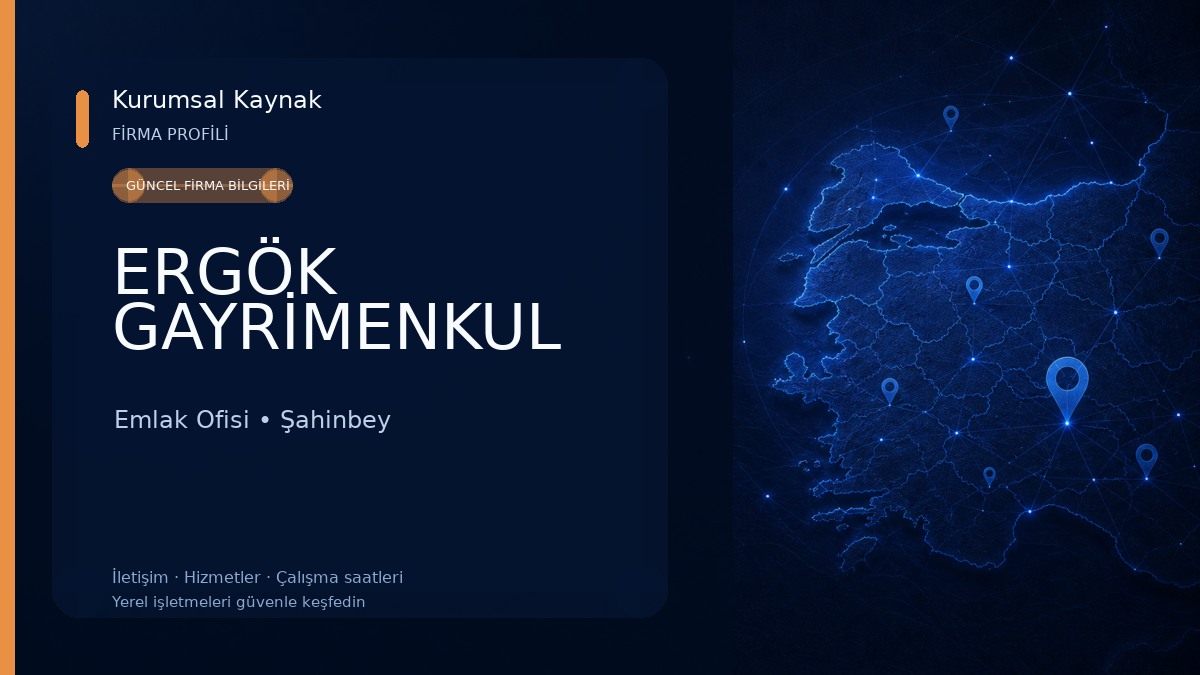 ERGÖK GAYRİMENKUL Emlak Ofisi