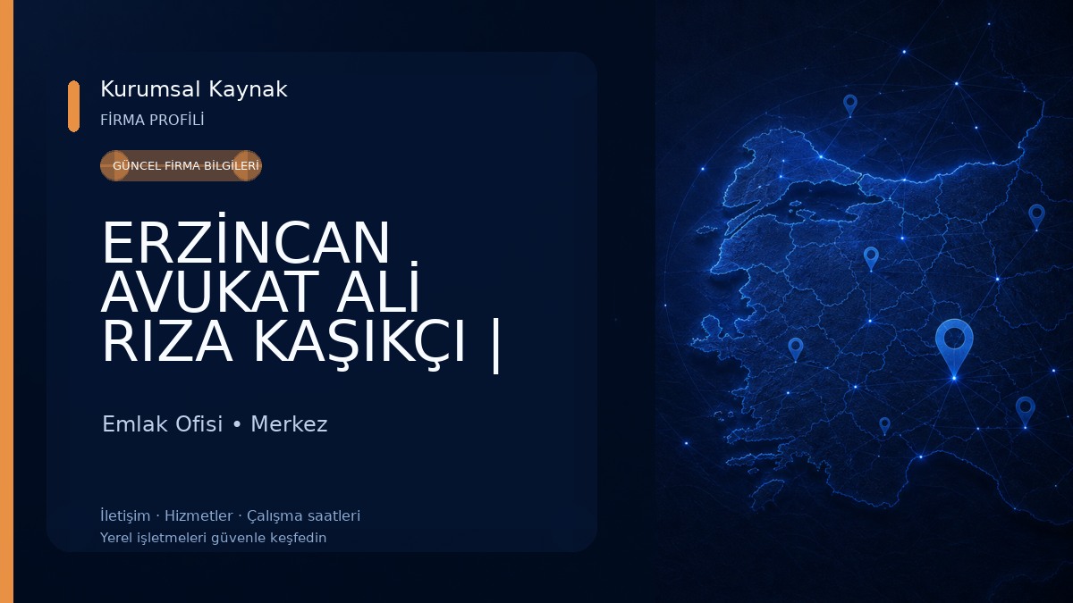 ERZİNCAN AVUKAT ALİ RIZA KAŞIKÇI | Erzincan Sigorta Avukatı | Erzincan Araç Değer Kaybı Avukatı | Trafik Kazası Avukatı