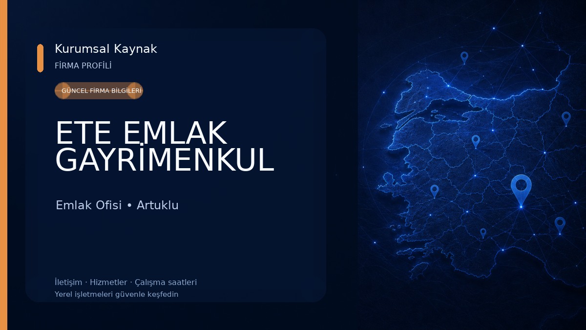 ETE EMLAK GAYRİMENKUL Emlak Ofisi