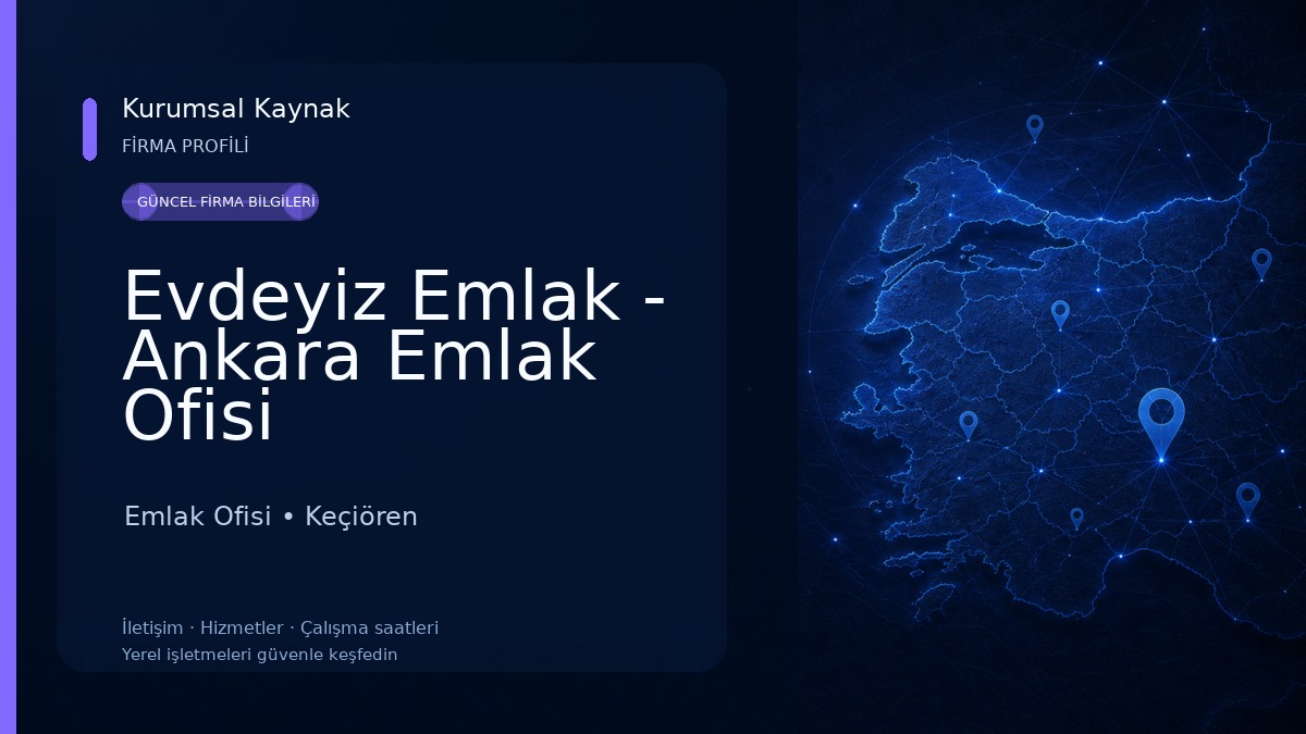 Evdeyiz Emlak - Ankara Emlak Ofisi