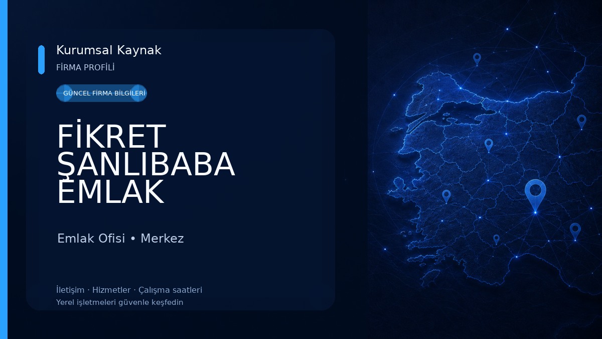 FİKRET ŞANLIBABA EMLAK