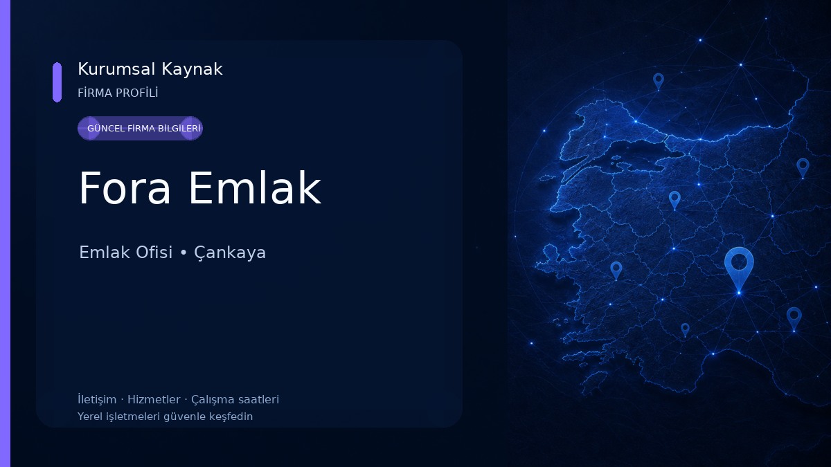 Fora Emlak Emlak Ofisi