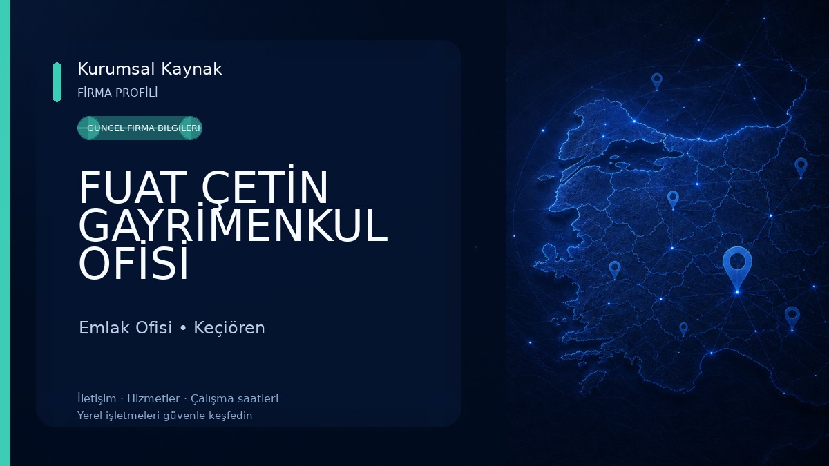 FUAT ÇETİN GAYRİMENKUL OFİSİ