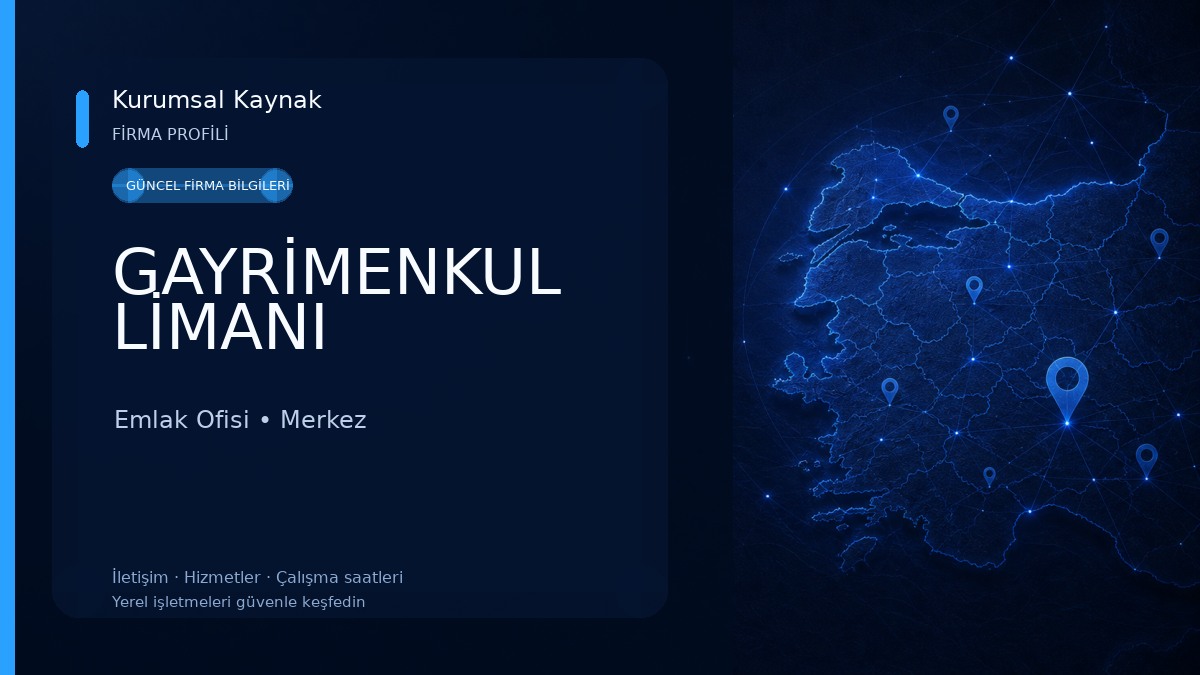 GAYRİMENKUL LİMANI Emlak Ofisi