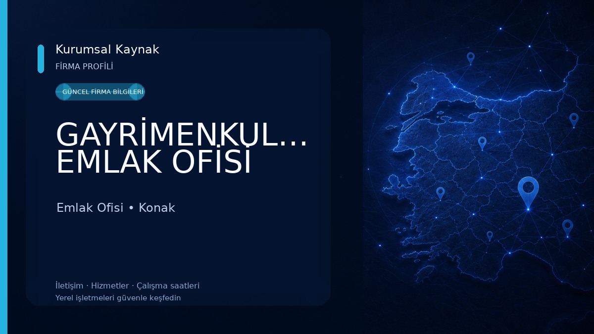 GAYRİMENKULSAN EMLAK OFİSİ Emlak Ofisi