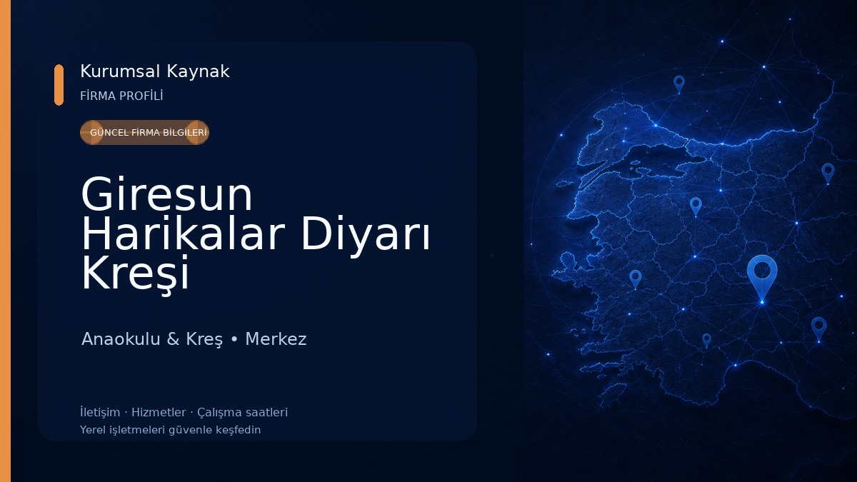 Giresun Harikalar Diyarı Kreşi Anaokulu & Kreş