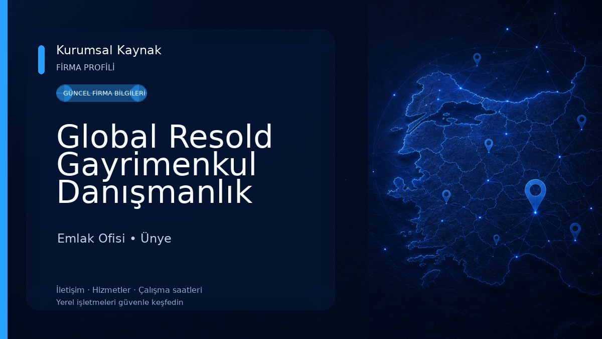 Global Resold Gayrimenkul Danışmanlık Emlak Ofisi
