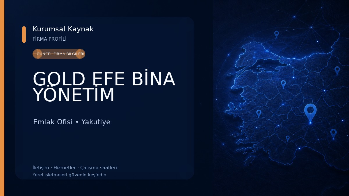 GOLD EFE BİNA YÖNETİM