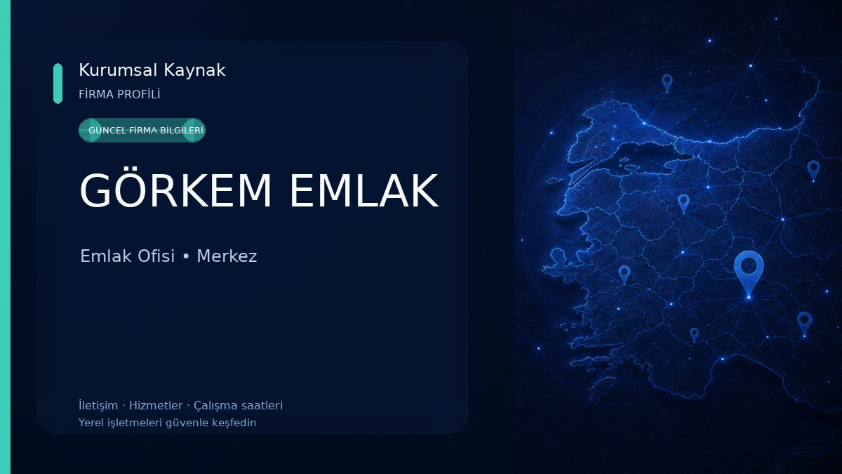 GÖRKEM EMLAK Emlak Ofisi