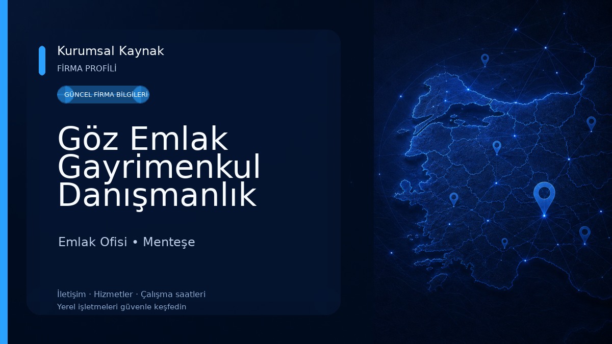Göz Emlak Gayrimenkul Danışmanlık Otomotiv Sanayi ve Ticaret Lİmited Şirketi