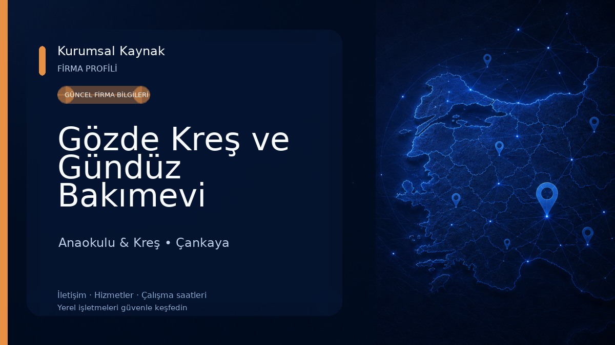 Gözde Kreş ve Gündüz Bakımevi Anaokulu & Kreş