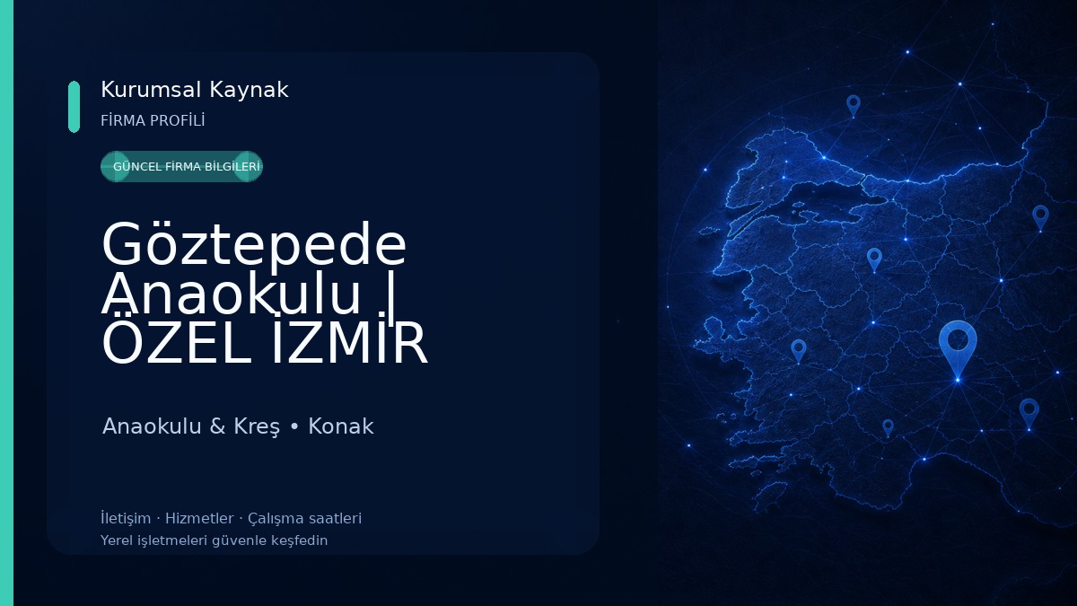 Göztepede Anaokulu | ÖZEL İZMİR GÖZTEPE ÇOCUK EVİ