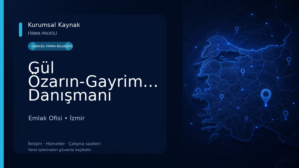 Gül Özarın-Gayrimenkul Danışmanı Emlak Ofisi