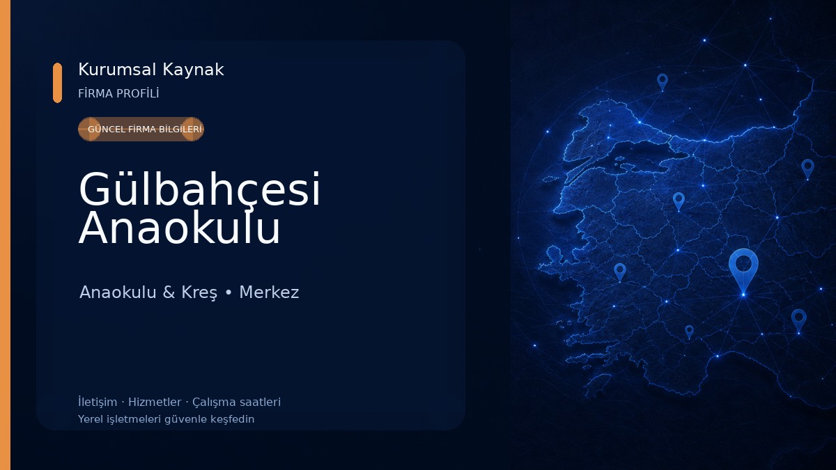 Gülbahçesi Anaokulu