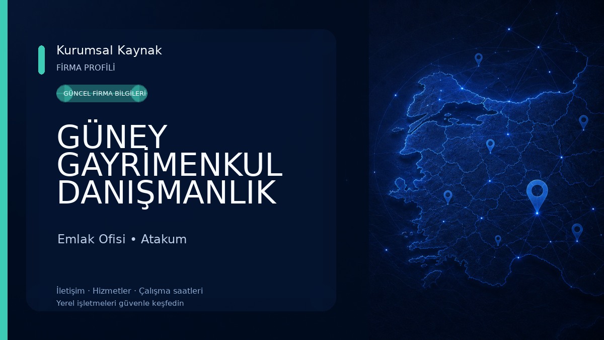 GÜNEY GAYRİMENKUL DANIŞMANLIK OFİSİ