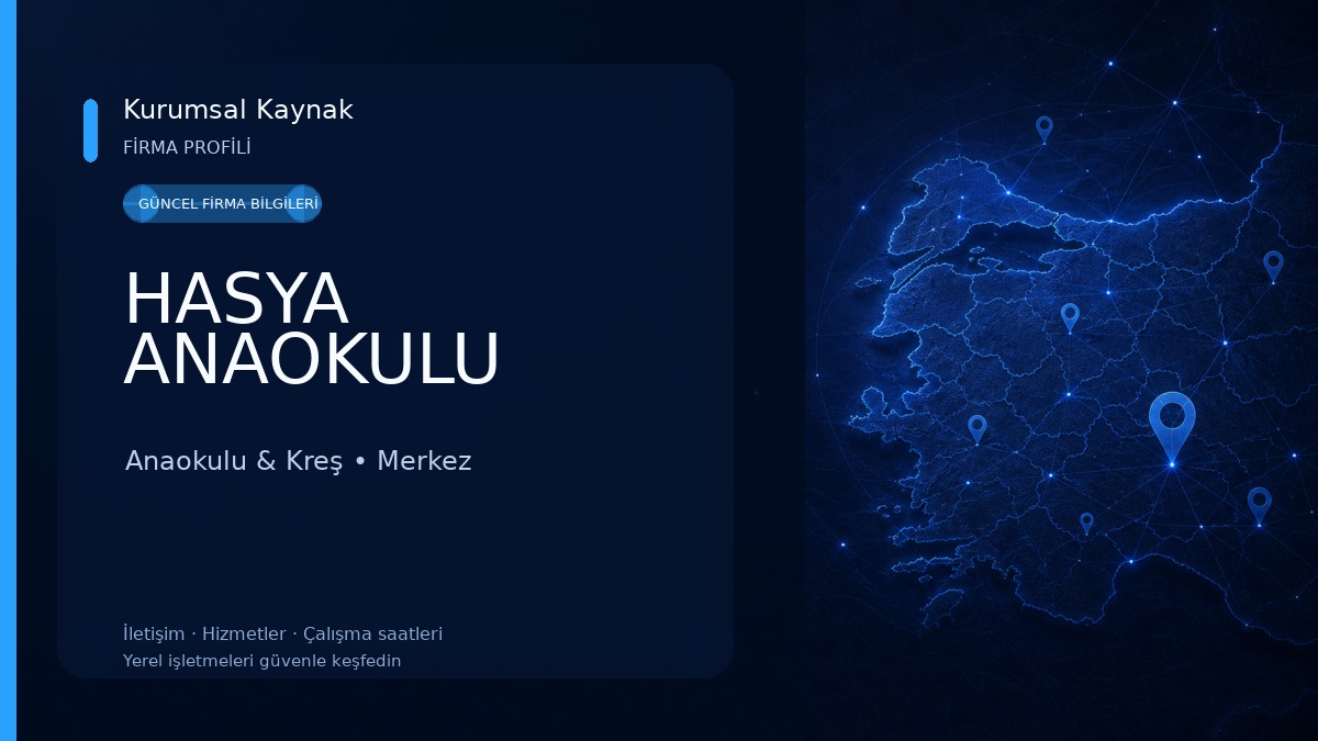 HASYA ANAOKULU Anaokulu & Kreş