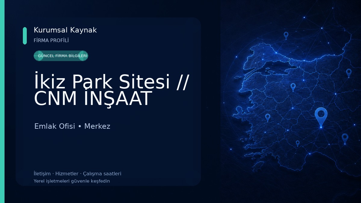 İkiz Park Sitesi // CNM İNŞAAT