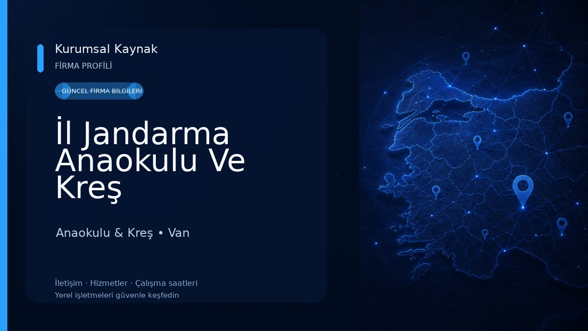 İl Jandarma Anaokulu Ve Kreş Anaokulu & Kreş