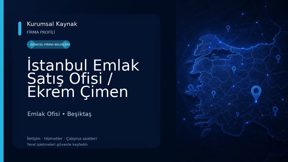 İstanbul Emlak Satış Ofisi / Ekrem Çimen
