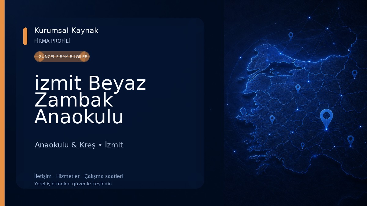 izmit Beyaz Zambak Anaokulu