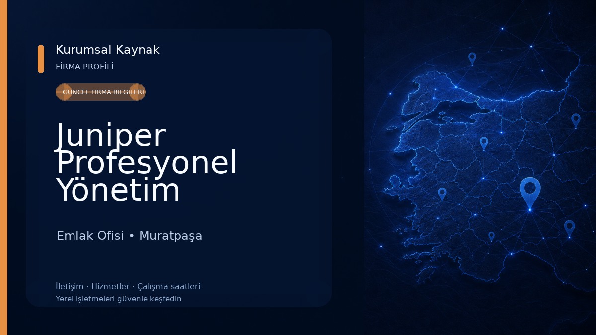 Juniper Profesyonel Yönetim Hizmetleri Emlak Ofisi