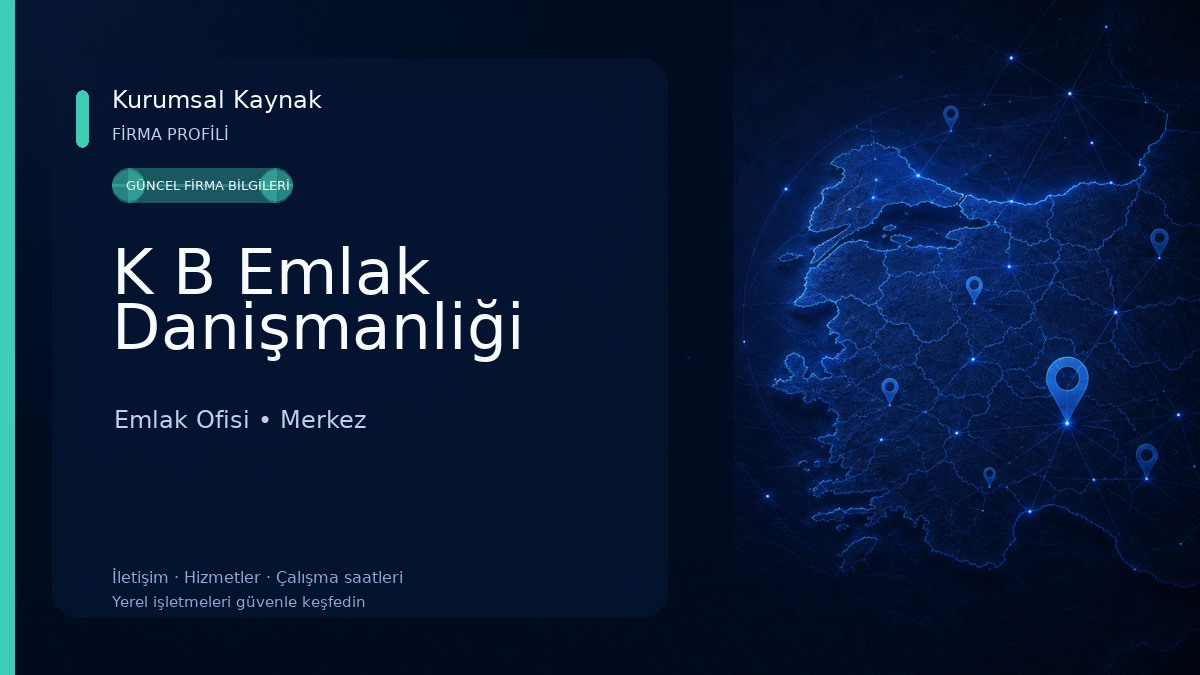 K B Emlak Danişmanliği