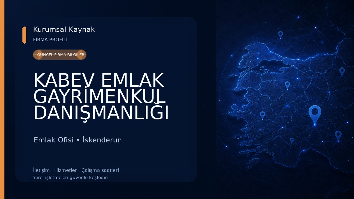 KABEV EMLAK GAYRİMENKUL DANIŞMANLIĞI Emlak Ofisi