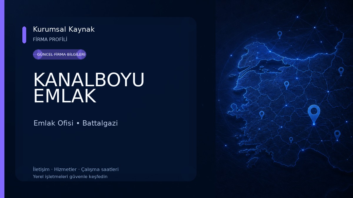 KANALBOYU EMLAK Emlak Ofisi
