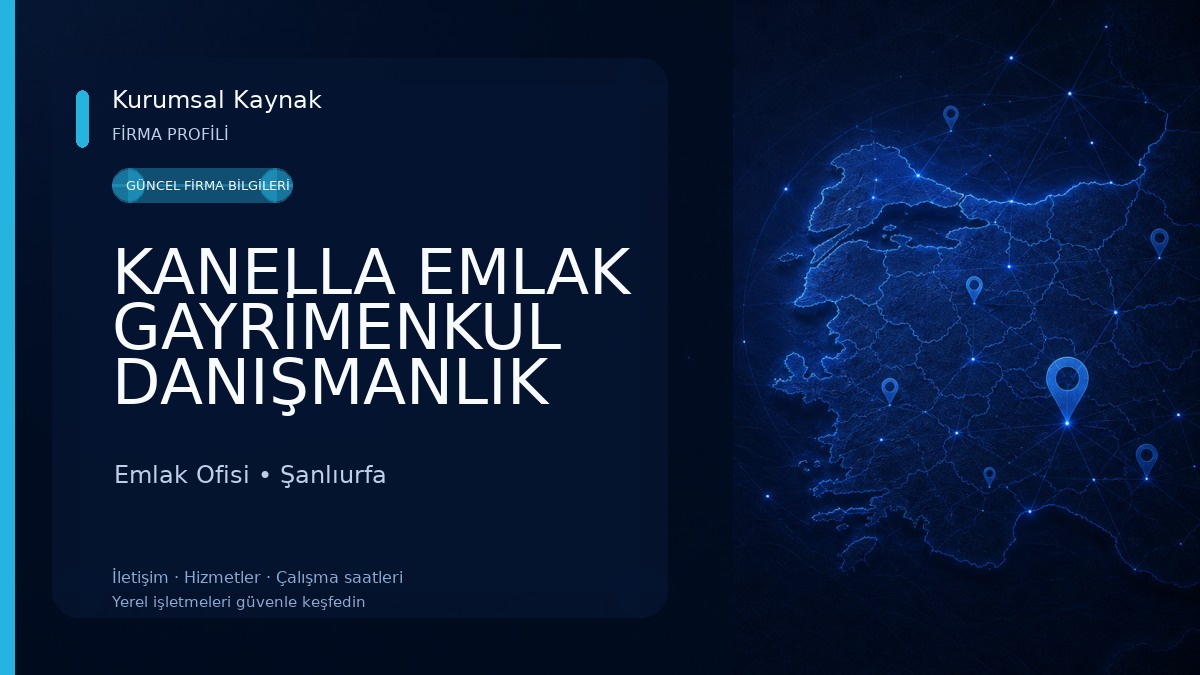 KANELLA EMLAK GAYRİMENKUL DANIŞMANLIK Emlak Ofisi
