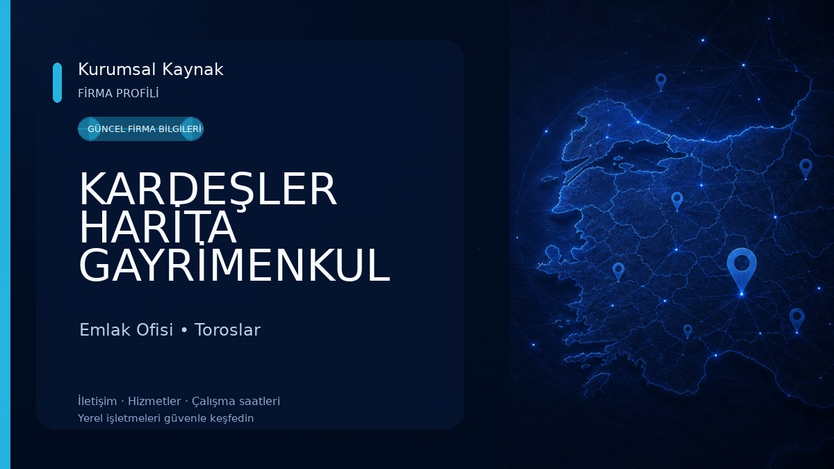 KARDEŞLER HARİTA GAYRİMENKUL DEĞERLEME VE DANIŞMANLIK Emlak Ofisi