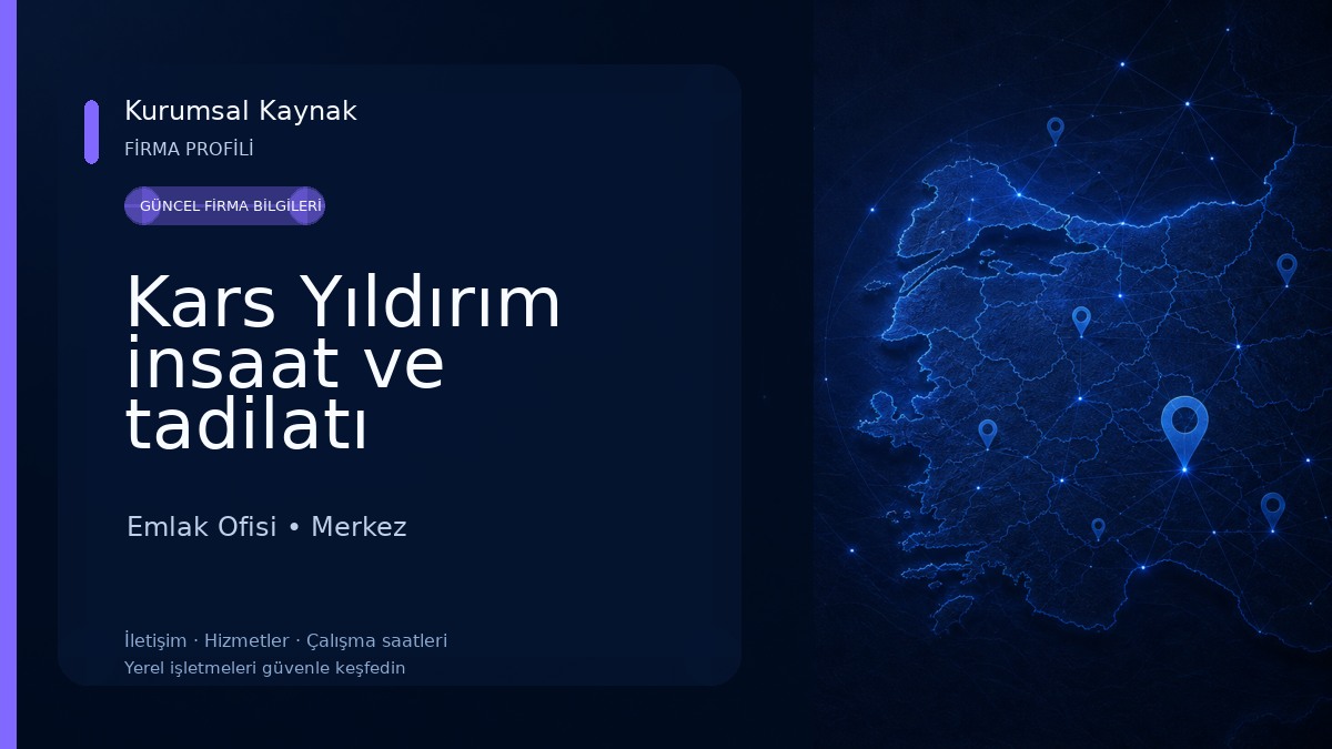Kars Yıldırım insaat ve tadilatı