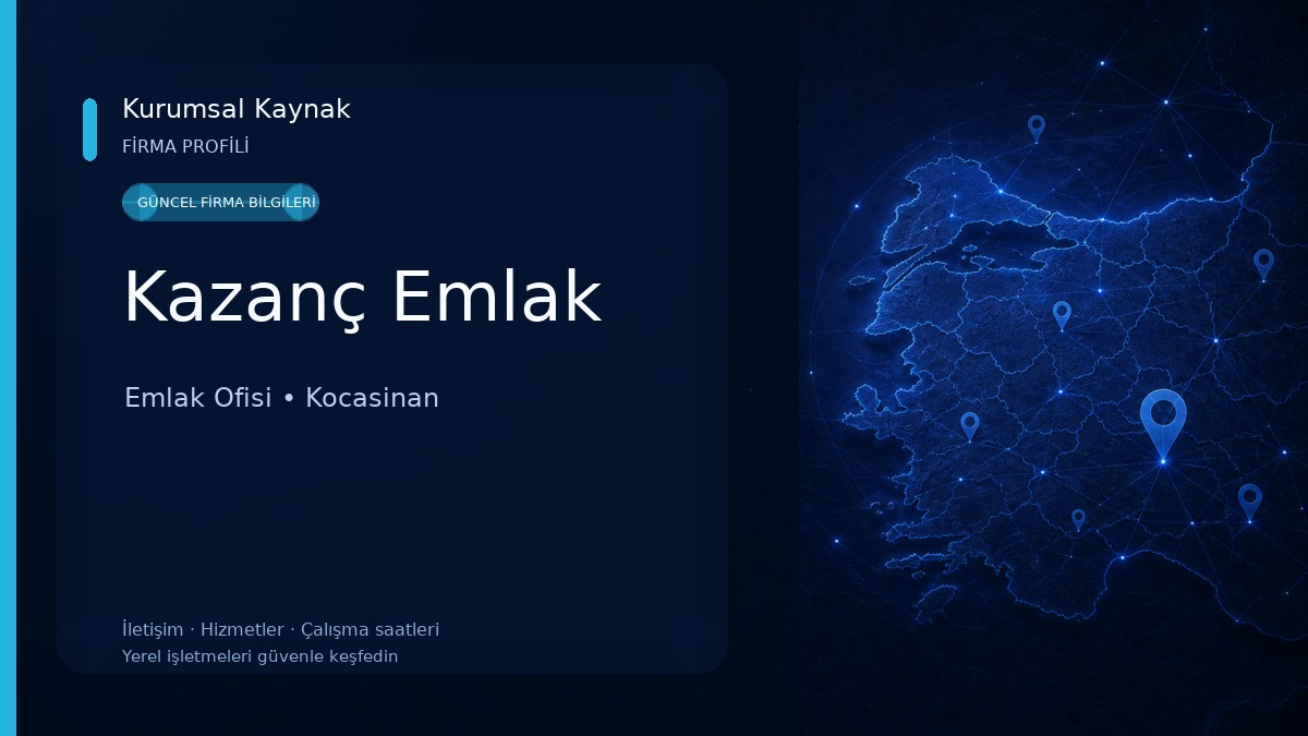 Kazanç Emlak Emlak Ofisi