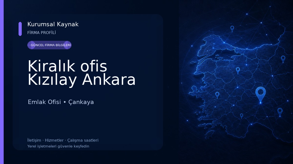 Kiralık ofis Kızılay Ankara