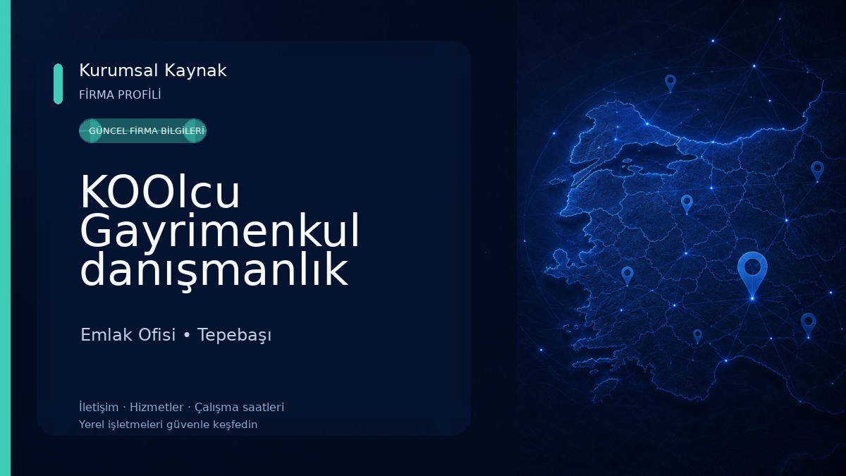 KOOlcu Gayrimenkul danışmanlık inşaat