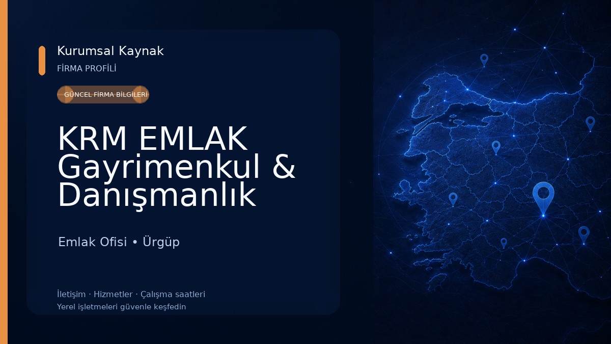 KRM EMLAK Gayrimenkul & Danışmanlık Emlak Ofisi