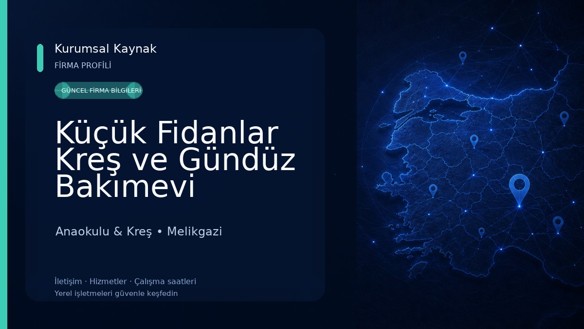 Küçük Fidanlar Kreş ve Gündüz Bakımevi