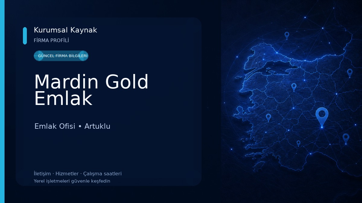 Mardin Gold Emlak Emlak Ofisi